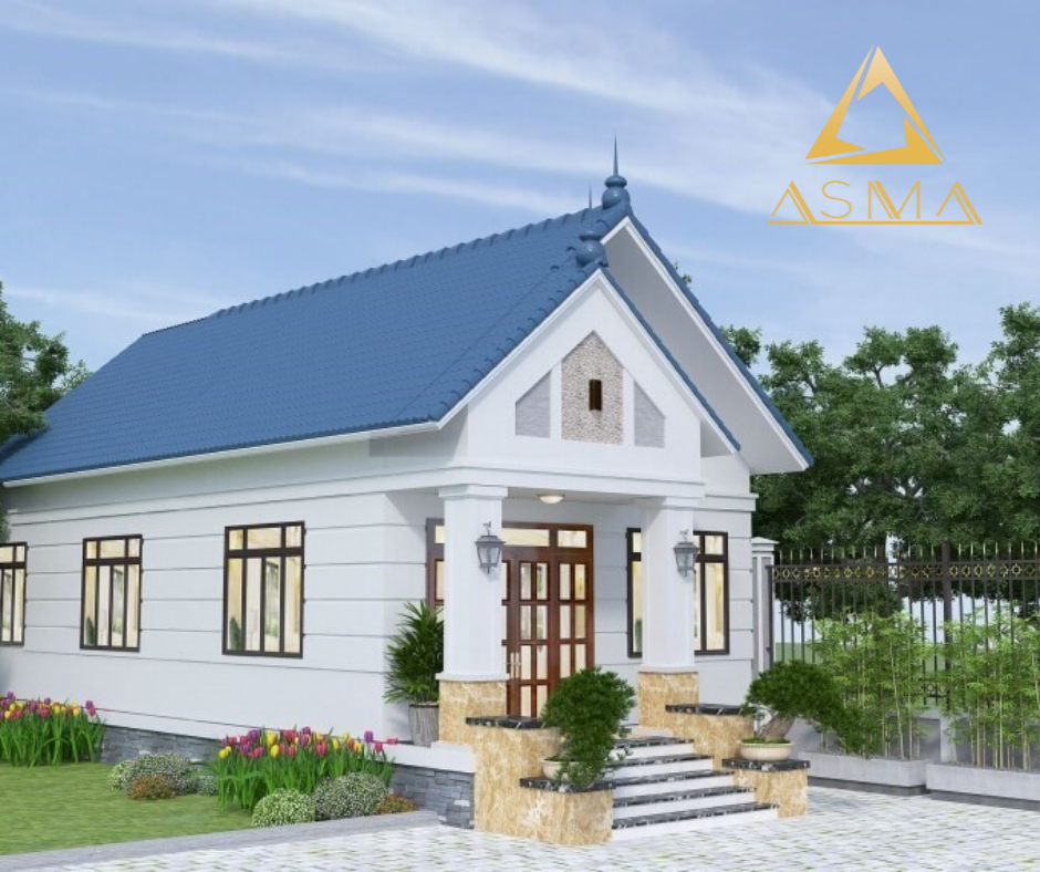mẫu phong cách nhà ống 1 tầng